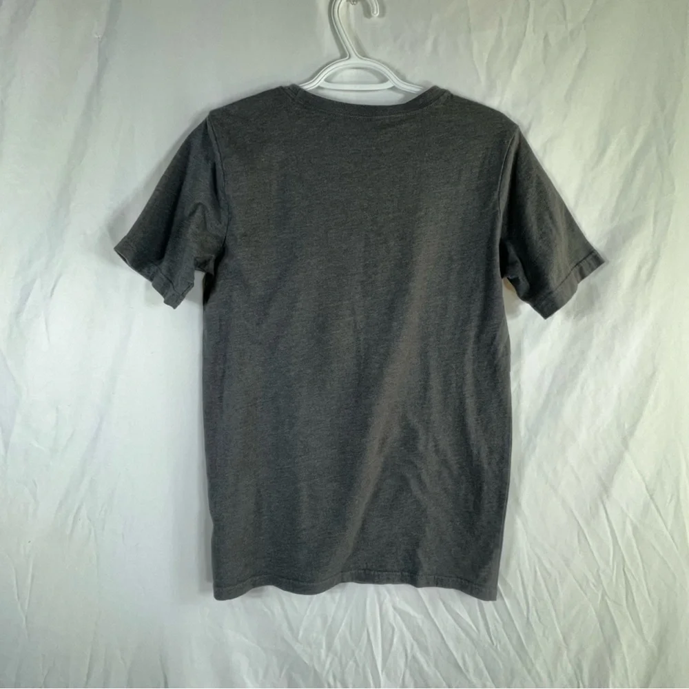 Hurley Boys Bright Print Design Light Gray Short Sleeve Tee